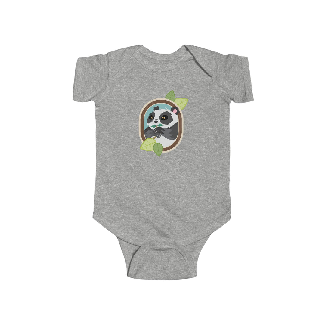 Panda Portrait of Nature Soft Baby Bodysuit