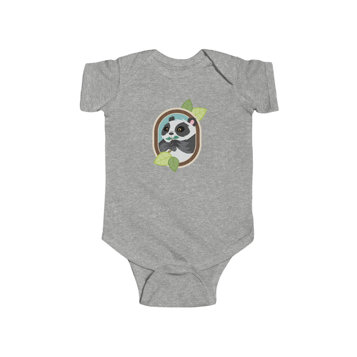 Panda Portrait of Nature Soft Baby Bodysuit