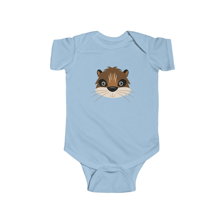 Otter Wild Faces Baby Onesie