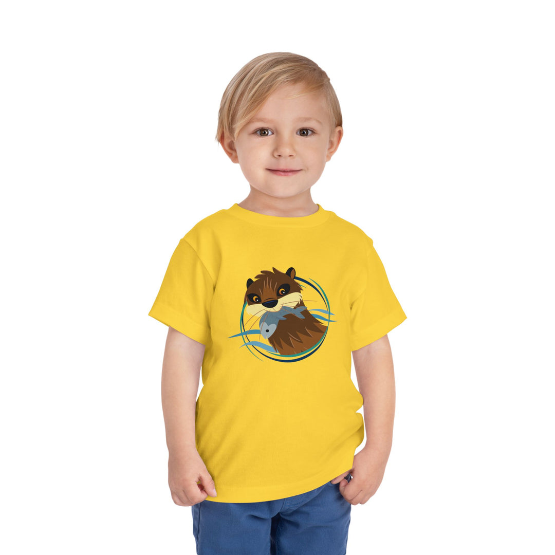Otter Fishing Soft Shirt - Toddler