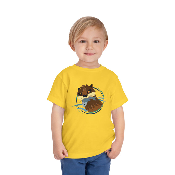 Otter Fishing Soft Shirt - Toddler