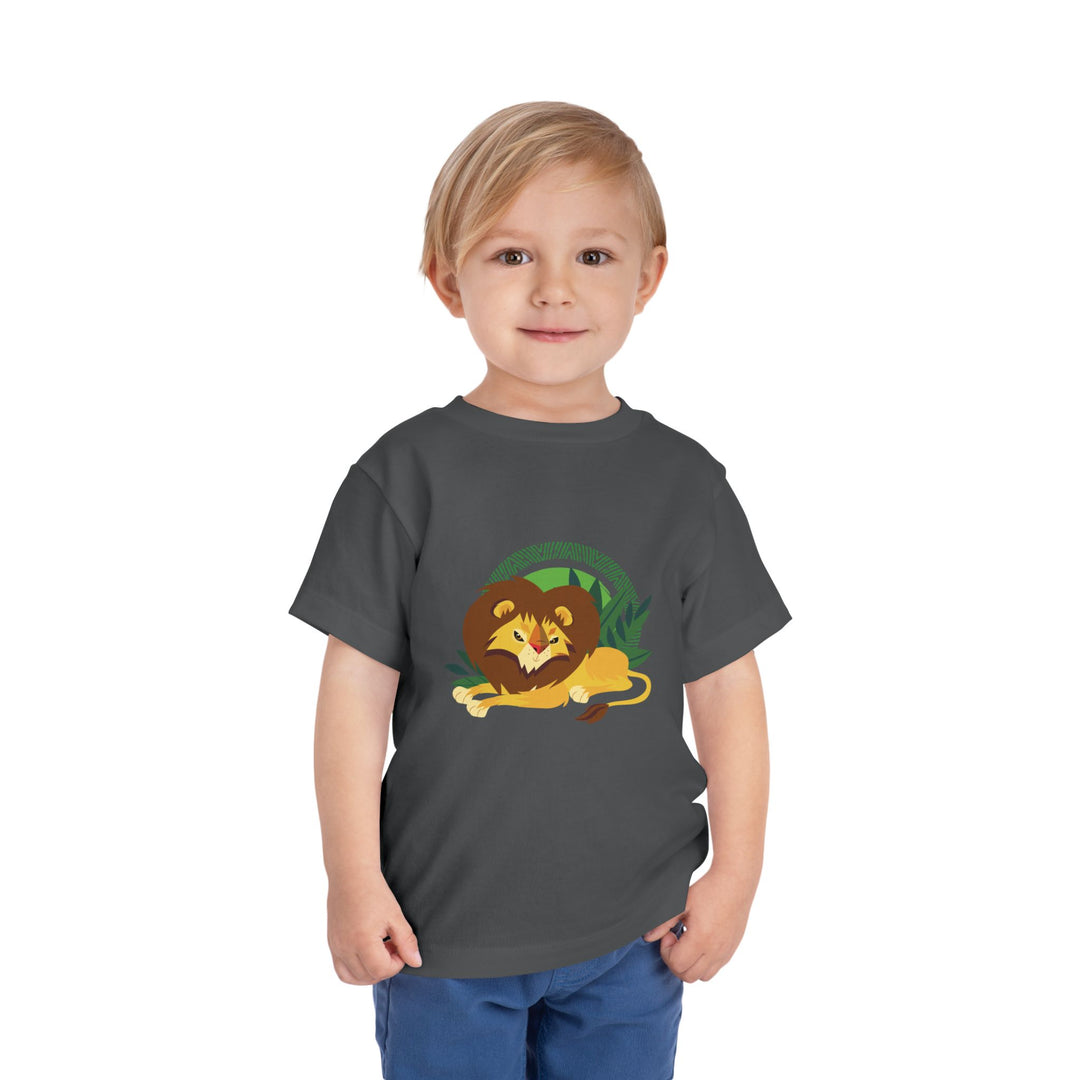 Lion Lounging Halo Toddler Soft Shirt