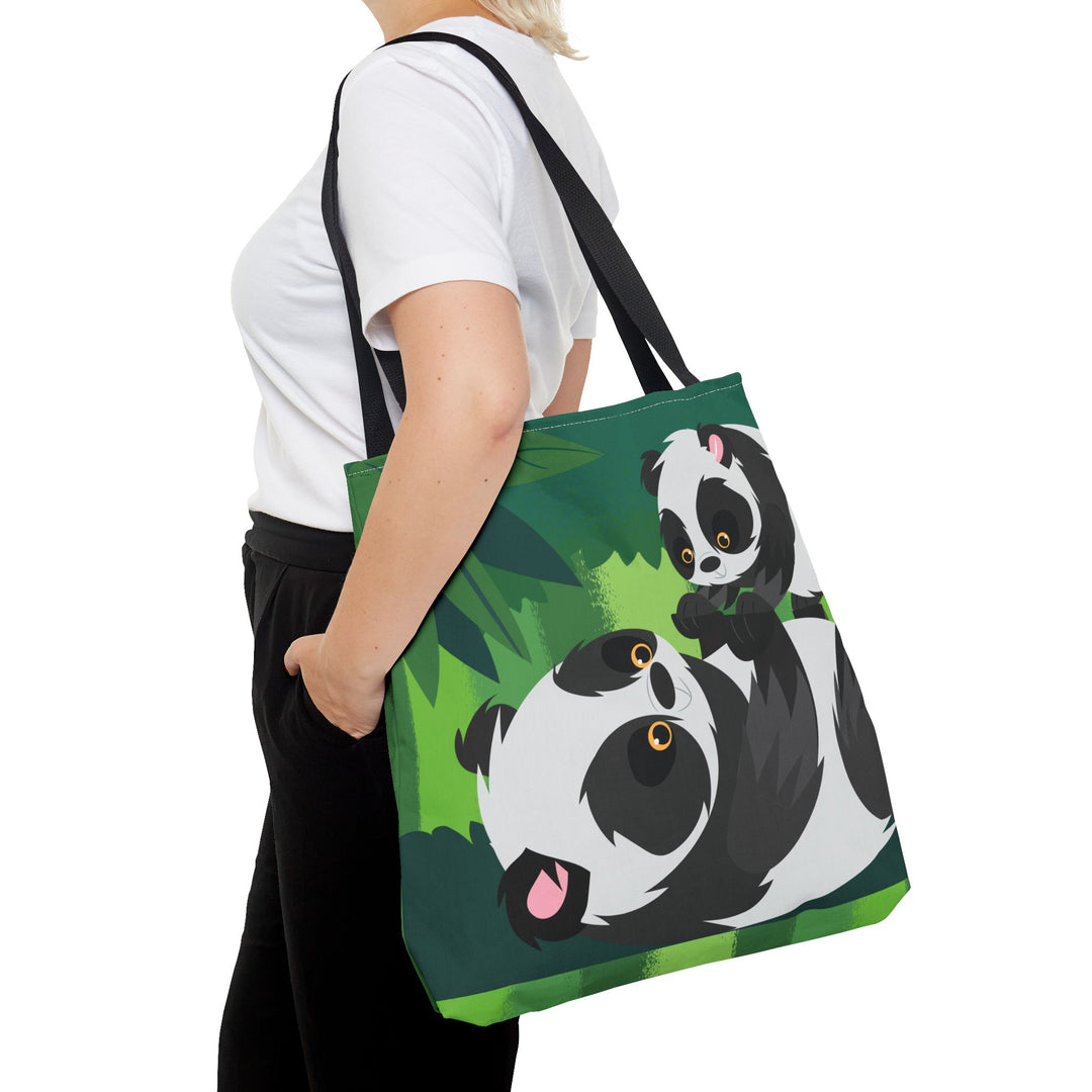 Panda Family Wild Tote Bag