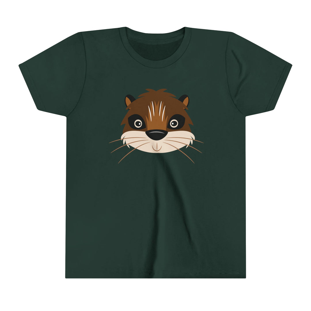 Otter Wild Faces Youth Soft Shirt