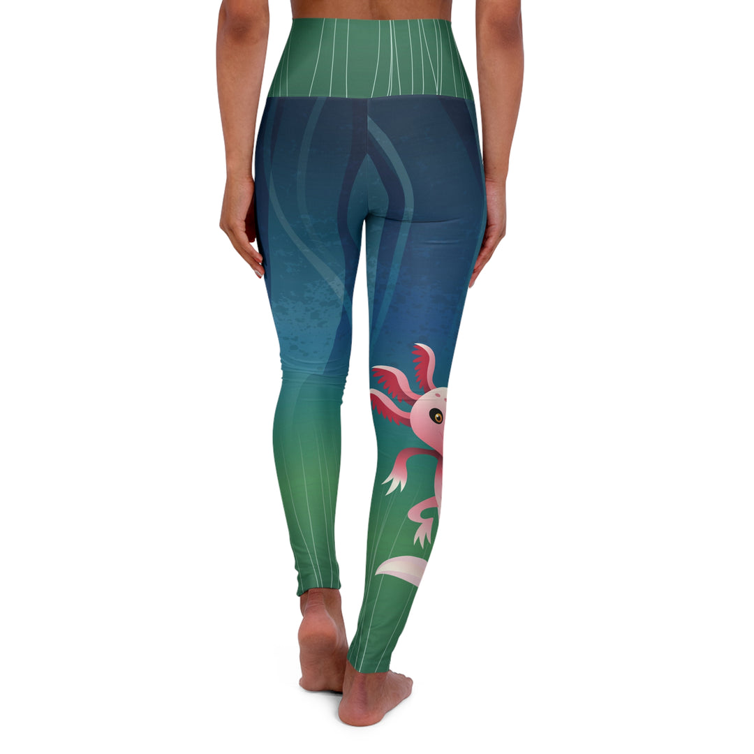 Axolotl High Waisted Yoga Leggings