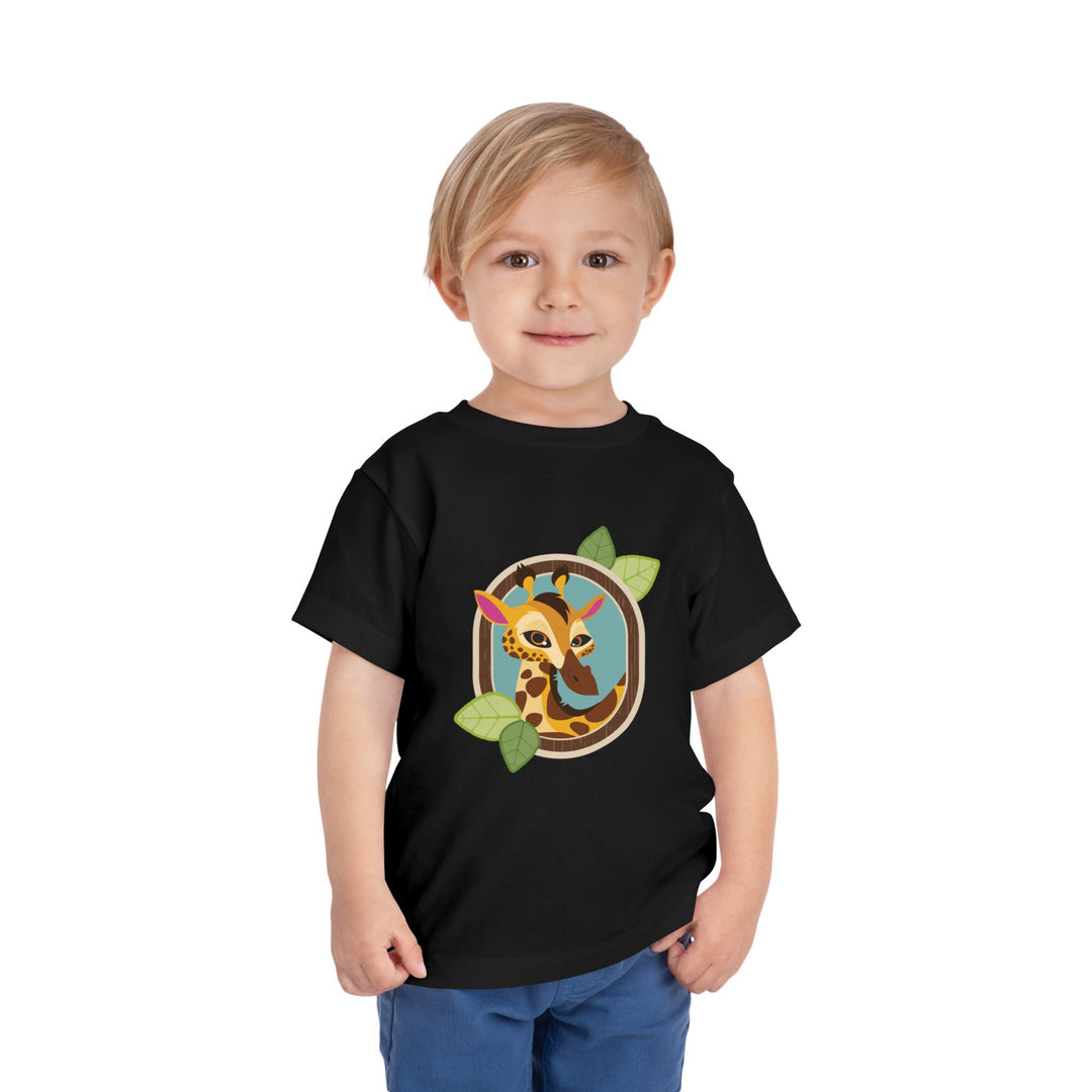 Giraffe Portrait Toddler Soft Shirt