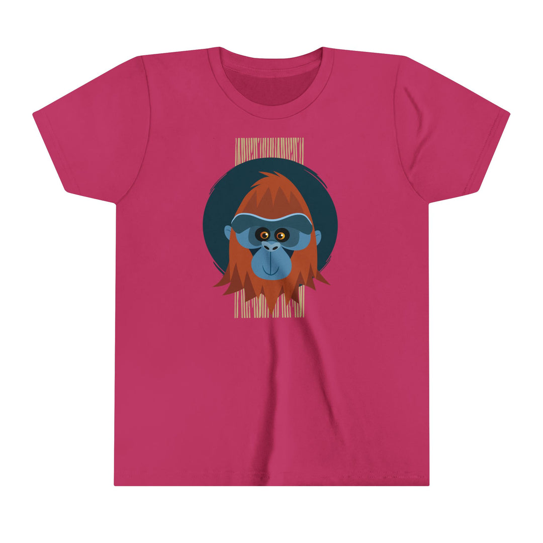 Orangutan Patterns Face Soft Youth Shirt