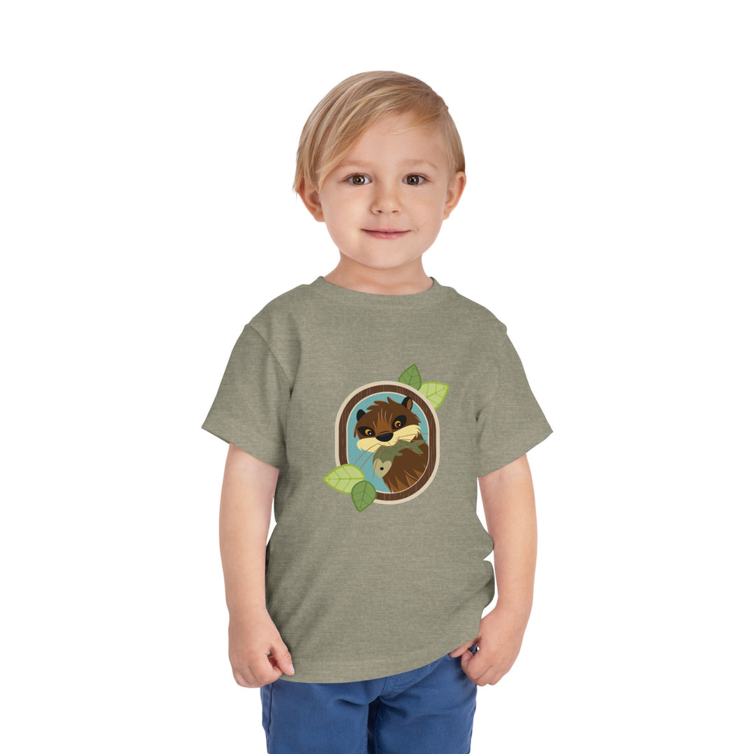 Otter Portrait of Nature Toddler Soft Shirt