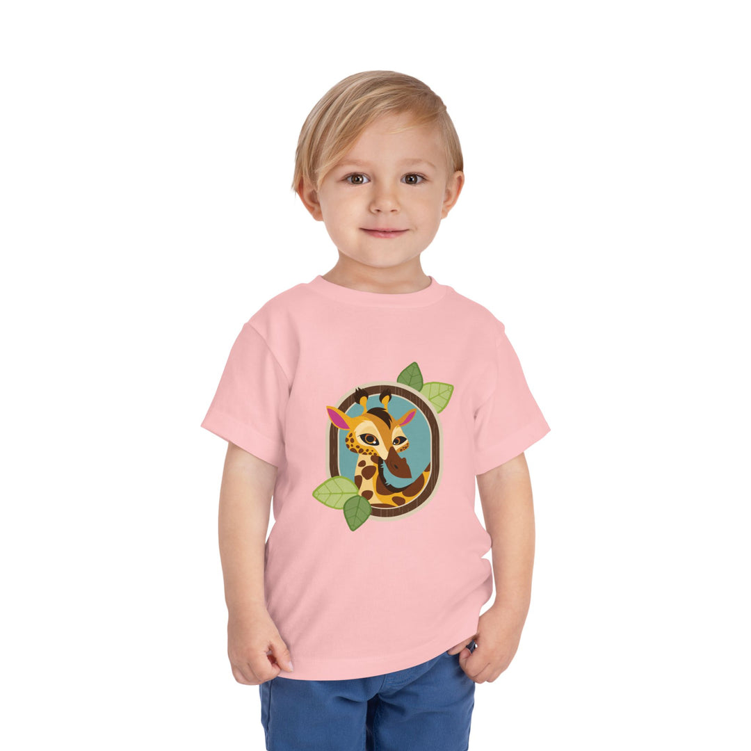 Giraffe Portrait Toddler Soft Shirt