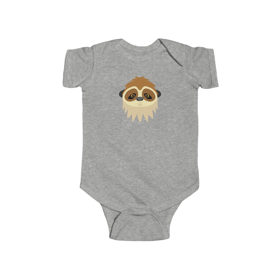 Sloth Wild Faces Soft Baby Bodysuit