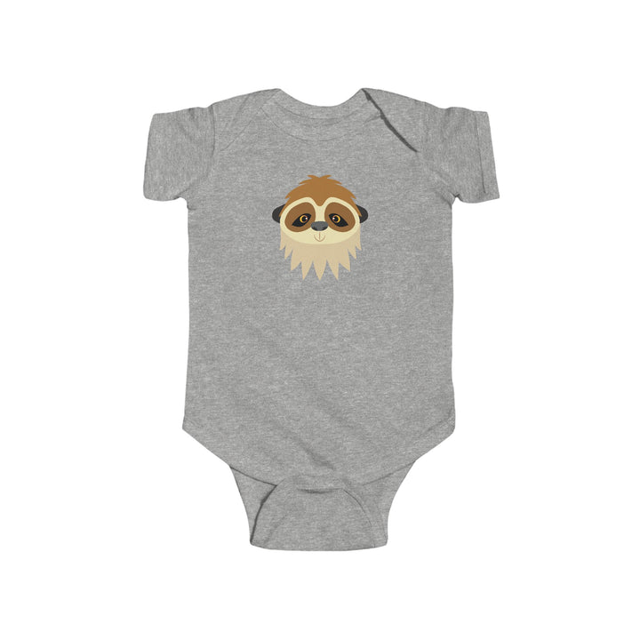 Sloth Wild Faces Soft Baby Bodysuit