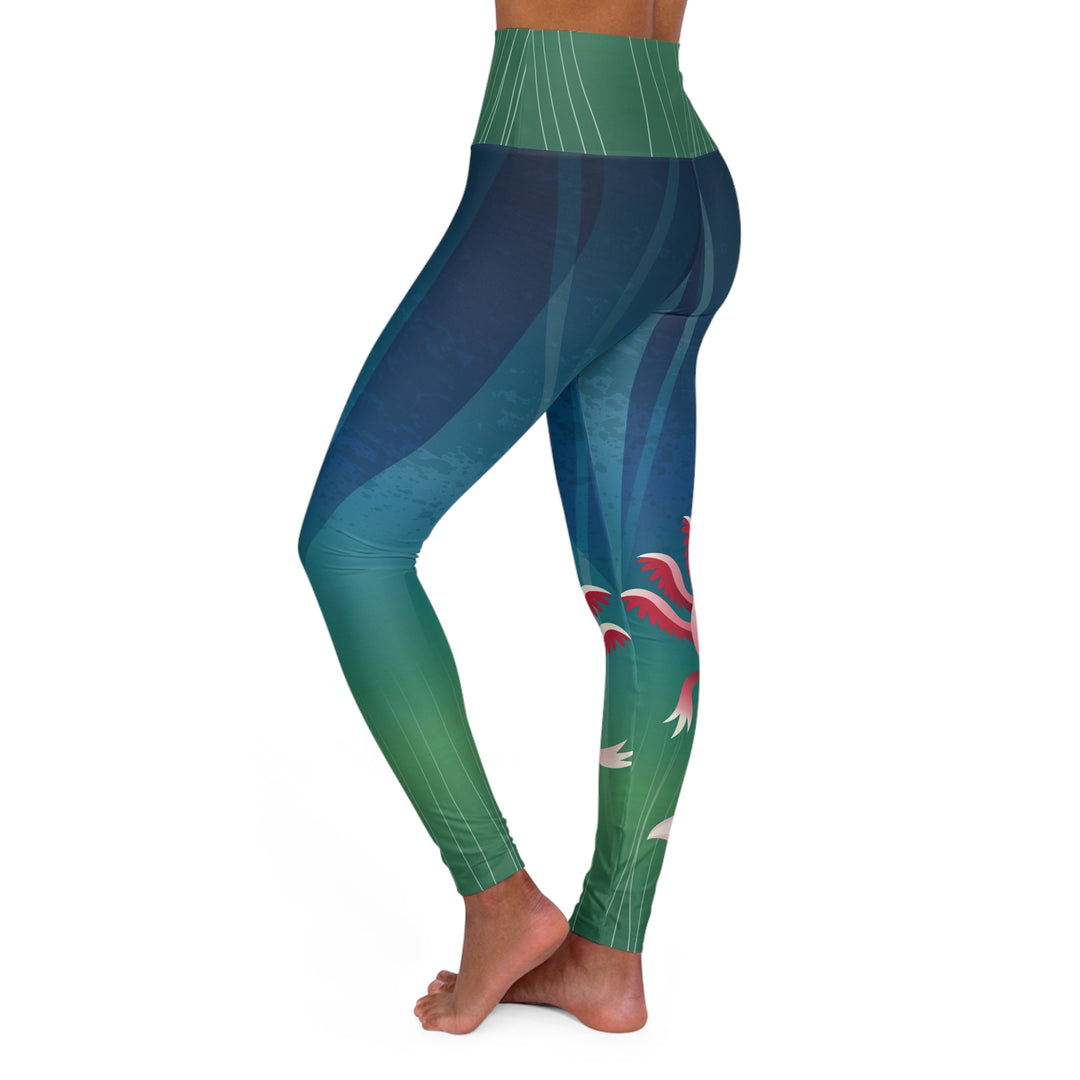 Axolotl High Waisted Yoga Leggings