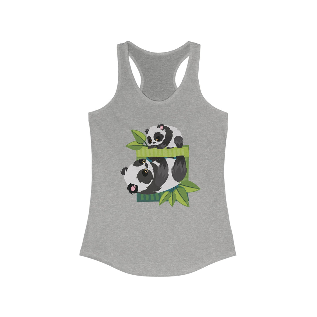 Panda Roll Women's Racerback Athletic Tank