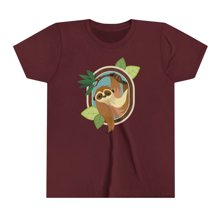 Sloth Portrait of Nature Youth Soft Shirt