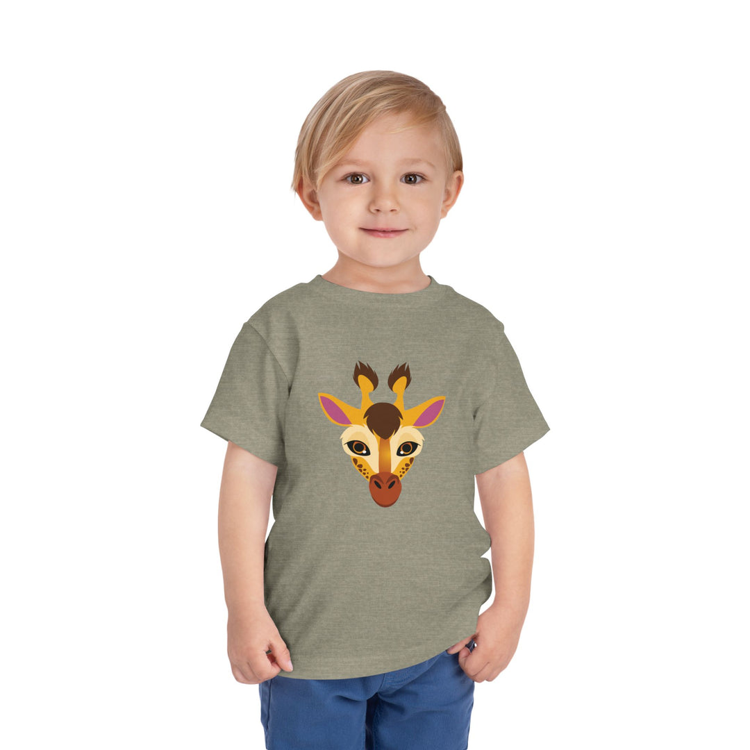 Giraffe Wild Faces Toddler Soft Shirt