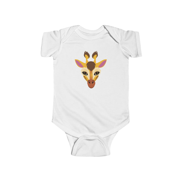 Giraffe Wild Faces Soft Baby Onesie