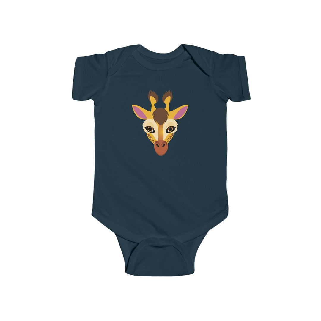 Giraffe Wild Faces Soft Baby Onesie