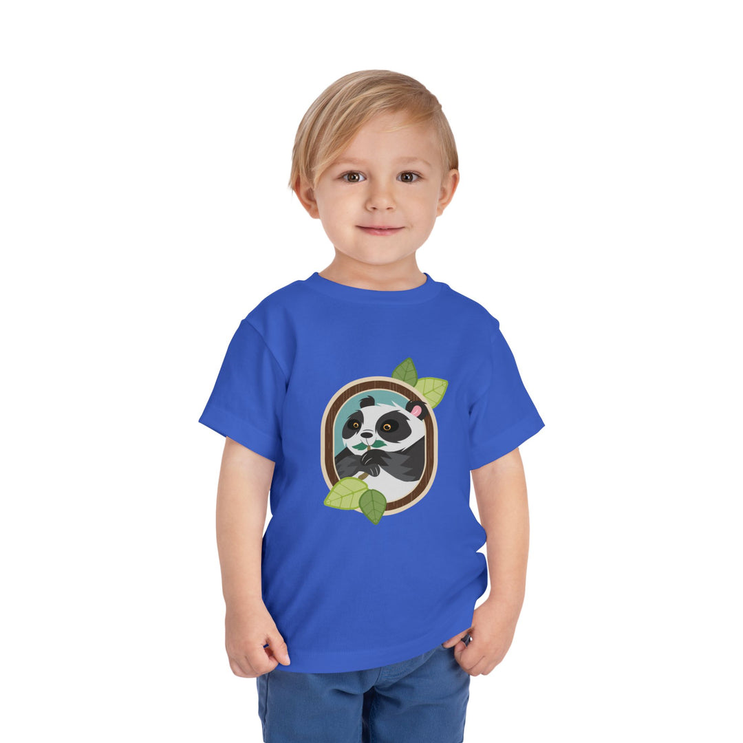 Panda Portrait of Nature Toddler Soft Shirt