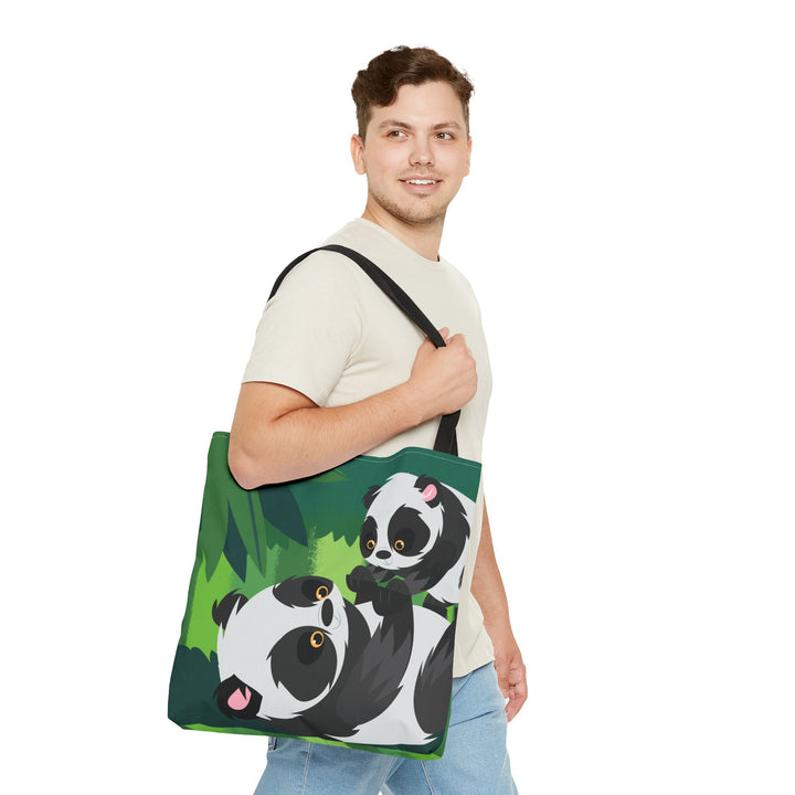 Panda Family Wild Tote Bag