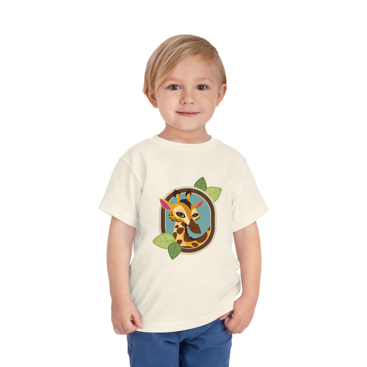 Giraffe Portrait Toddler Soft Shirt