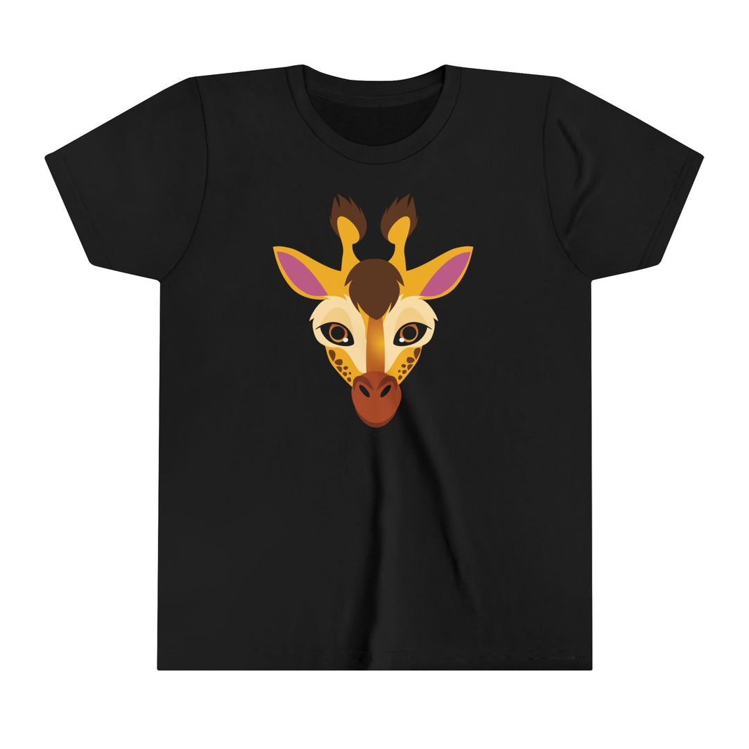 Giraffe Wild Faces Youth Soft Shirt