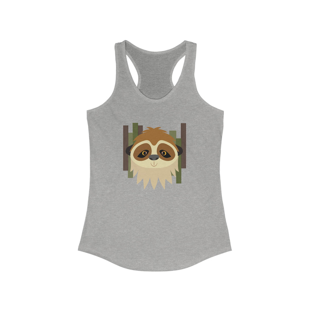 Sloth Bars Women's Racerback Athletic Tank