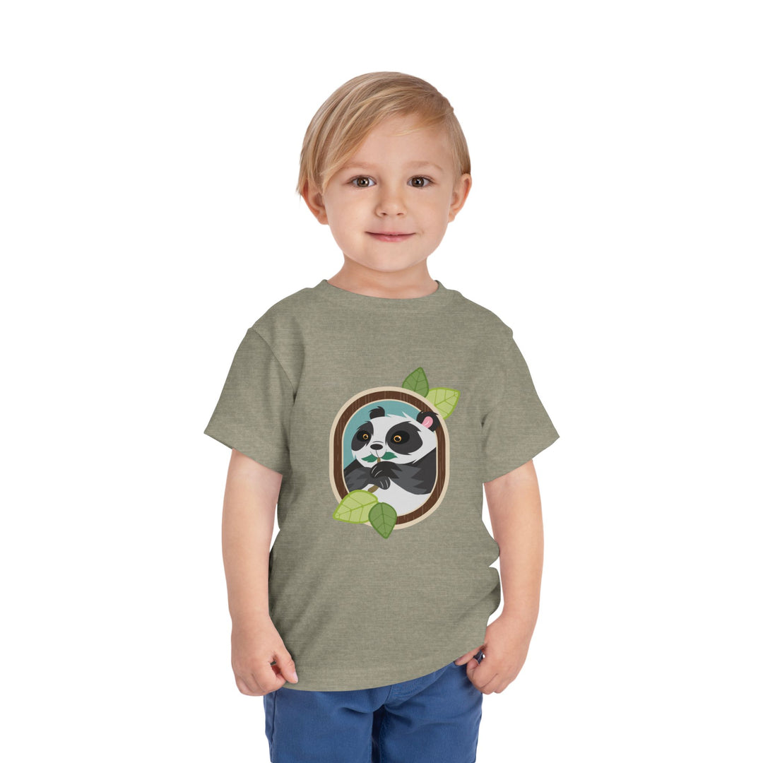 Panda Portrait of Nature Toddler Soft Shirt