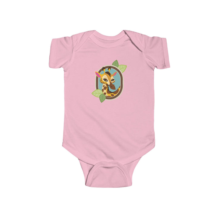 Giraffe Portrait of Nature Soft Baby Bodysuit