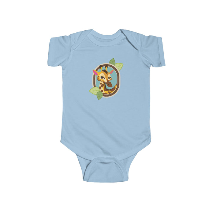 Giraffe Portrait of Nature Soft Baby Bodysuit