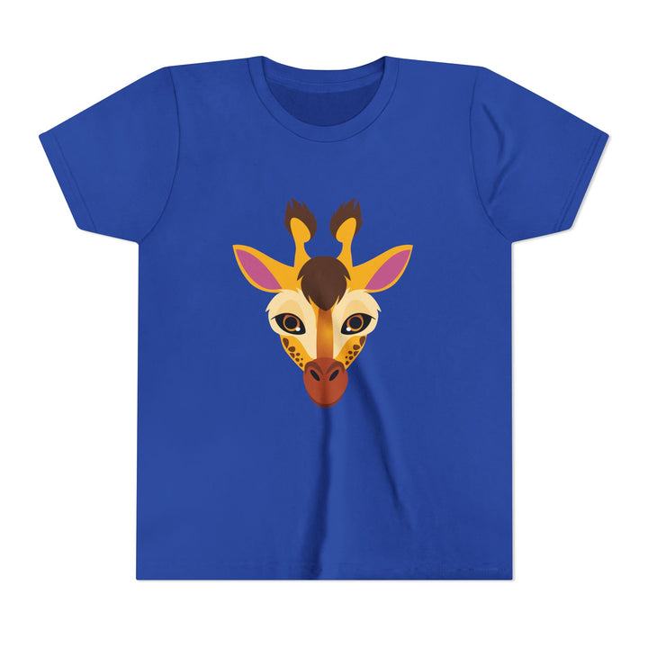 Giraffe Wild Faces Youth Soft Shirt