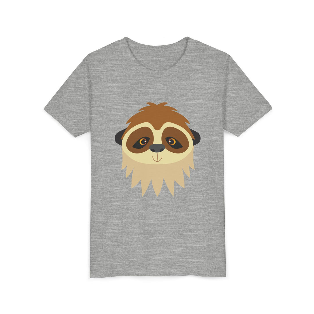 Sloth Wild Faces Youth Soft Shirt