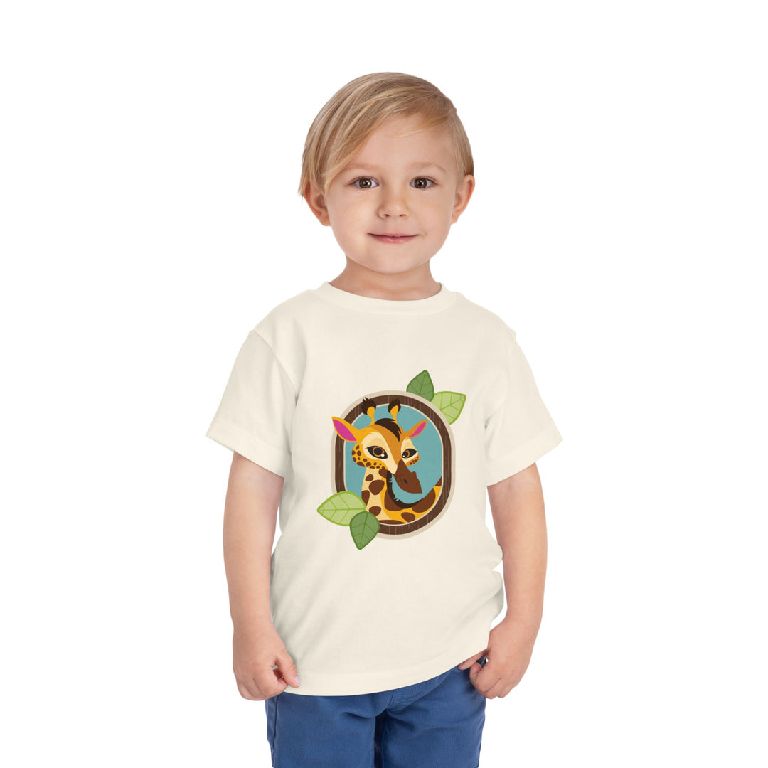 Giraffe Portrait Soft Shirt - Toddler