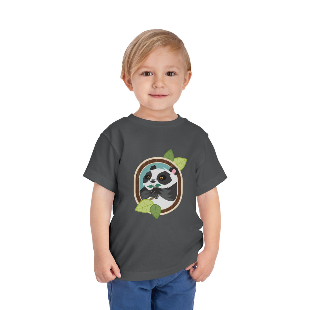 Panda Portrait of Nature Toddler Soft Shirt