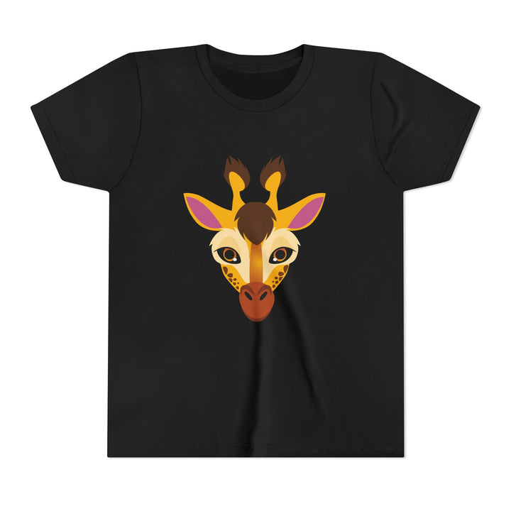 Giraffe Wild Faces Youth Soft Shirt