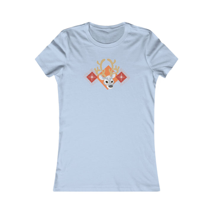 Reindeer Winter Star Women's Cut Tee