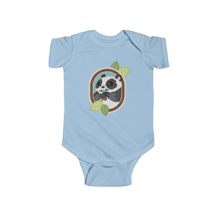 Panda Portrait of Nature Soft Baby Onesie