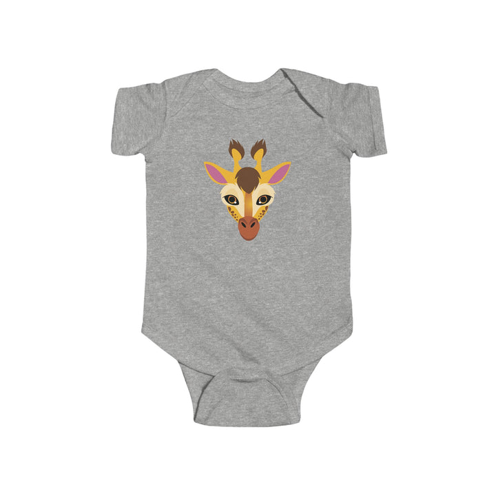 Giraffe Wild Faces Soft Baby Onesie