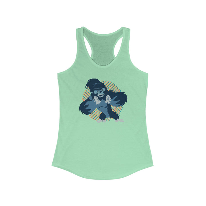 Gorilla Living Wildly Women's Racerback Athletic Tank