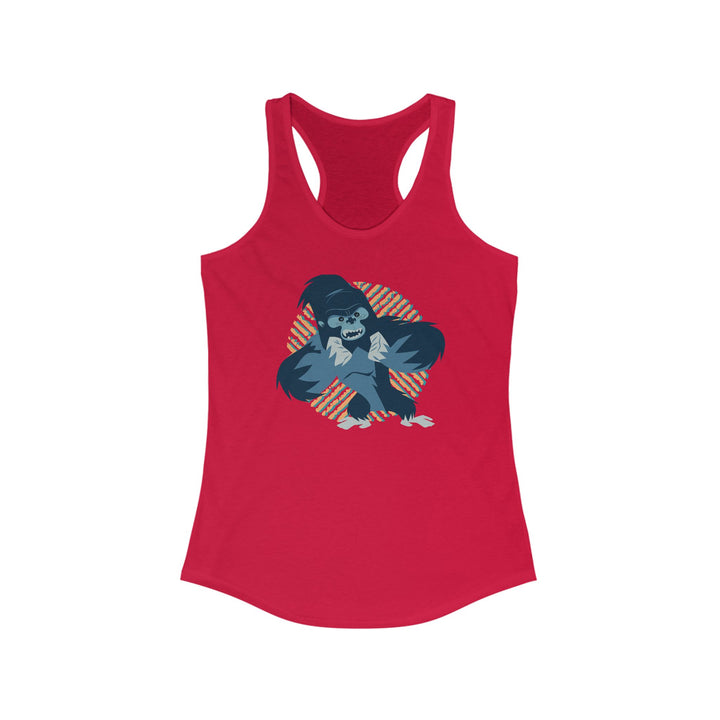 Gorilla Living Wildly Women's Racerback Athletic Tank