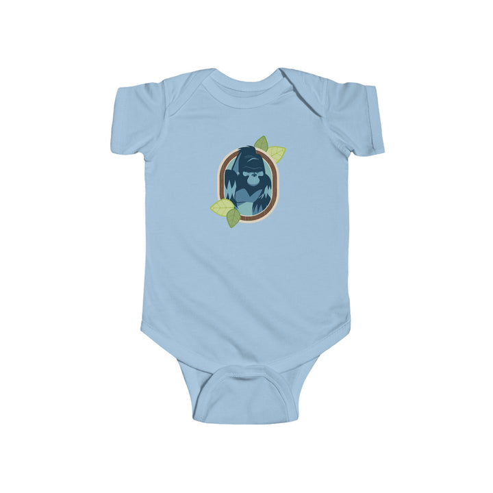 Gorilla Bold Portrait of Nature Soft Baby Bodysuit