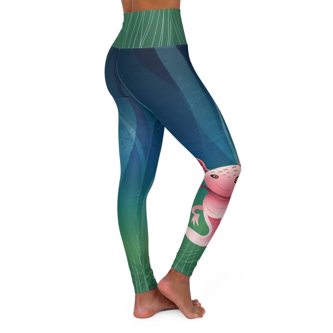 Axolotl High Waisted Yoga Leggings