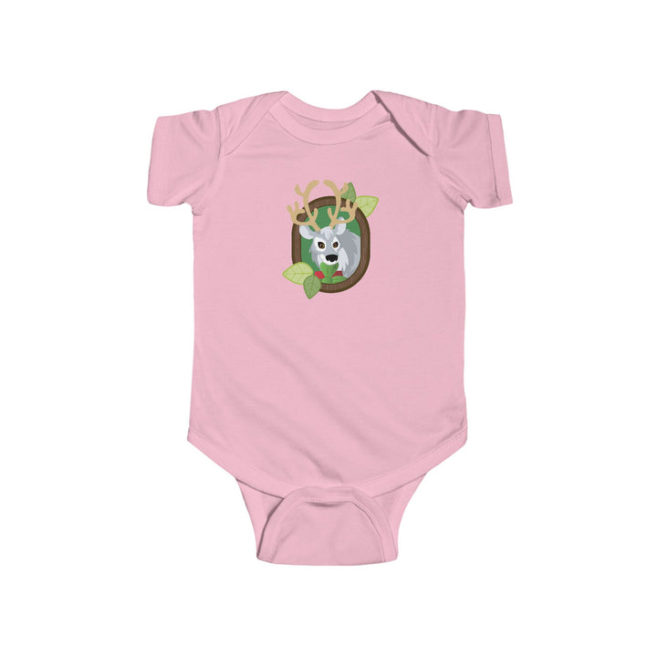 Reindeer Portrait of Nature Soft Baby Bodysuit