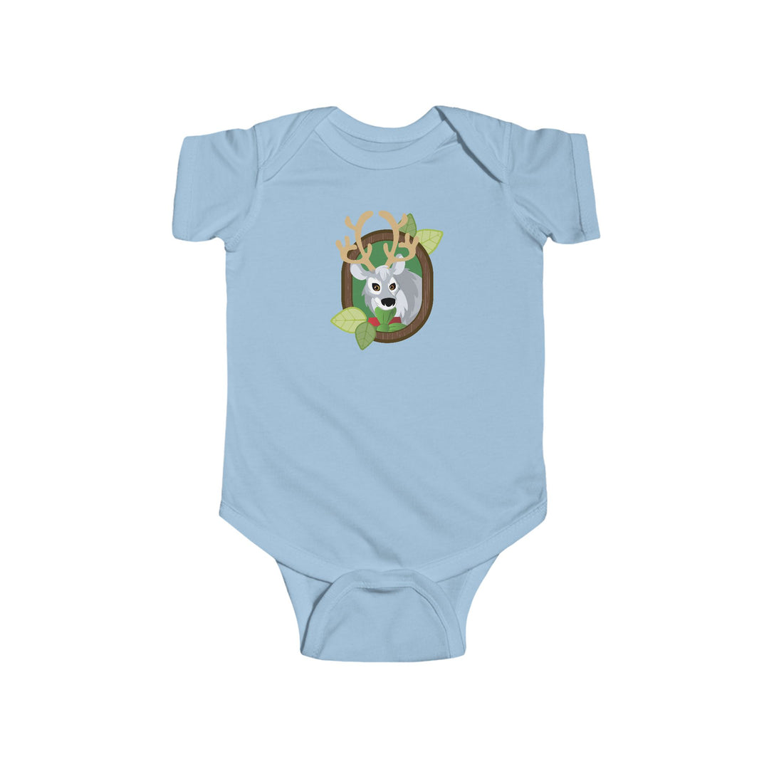 Reindeer Portrait of Nature Soft Baby Bodysuit