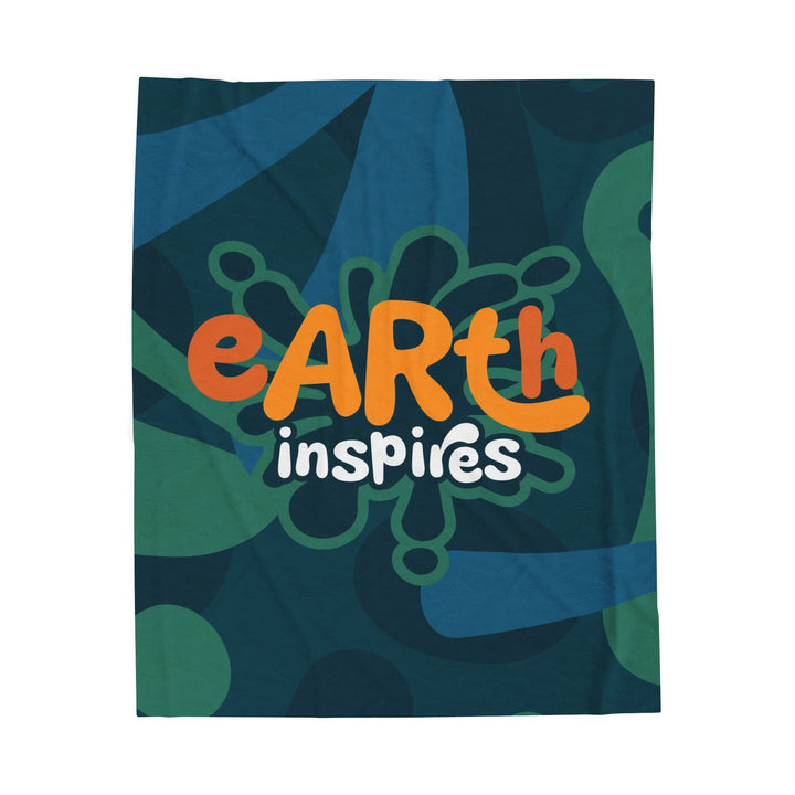 Earth Inspires Soft Plush Blanket | 50 x 60 Throw