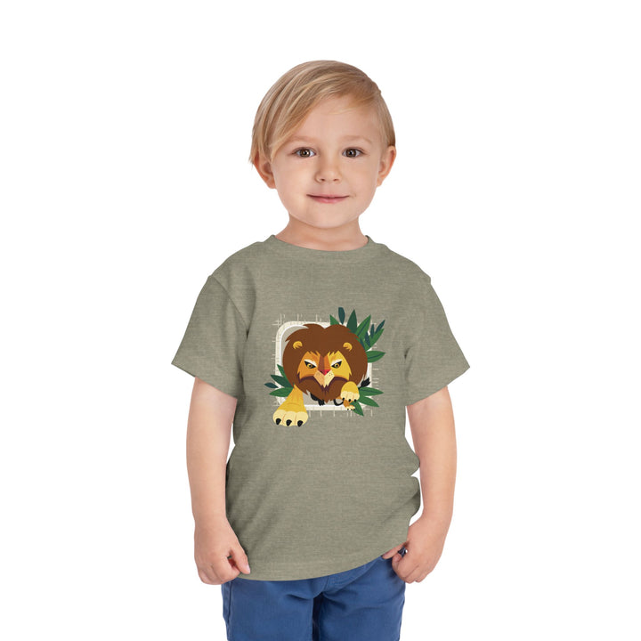 Lion In Your Face Toddler Soft Shirt