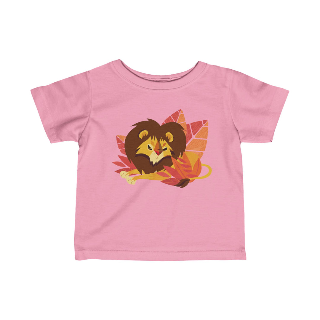 Lion Lounging Leaf Soft Baby Shirt