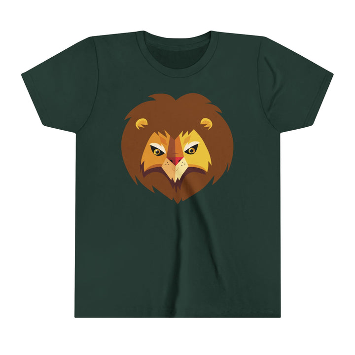 Lion Wild Faces Youth Soft Shirt