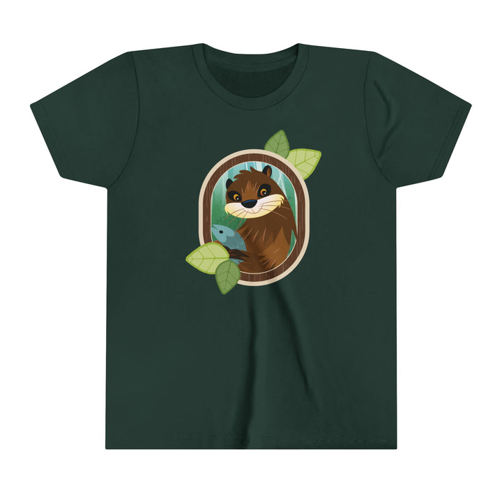 Otter Portrait of Nature Youth Soft Shirt