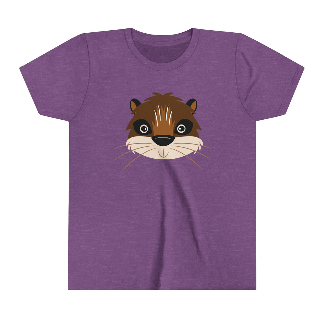 Otter Wild Faces Youth Soft Shirt