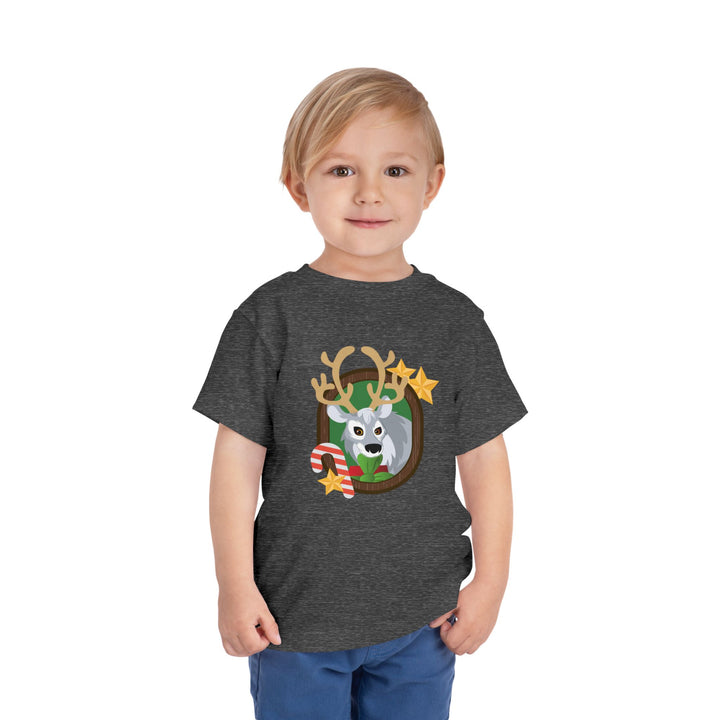 Reindeer Portrait of Nature Toddler Soft Shirt